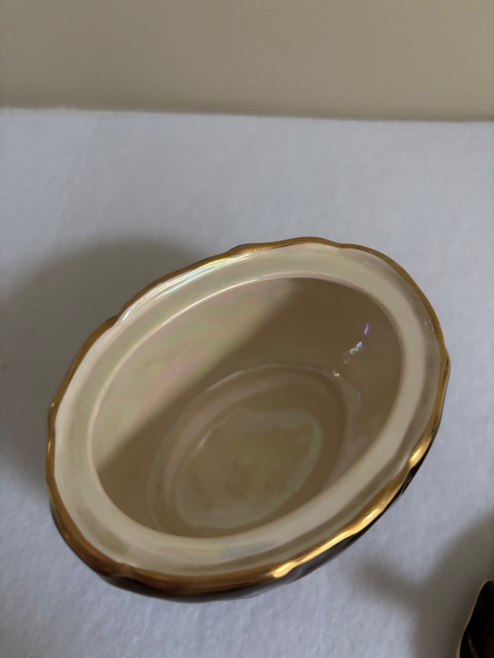Carlton Ware Rouge Royale Jam Pot - Picture 4 of 6